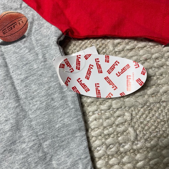 NWT Walt Disney World ESPN Kids Sports 3/4 Sleeve Raglan Shirt Size 12 Months - Picture 6 of 9